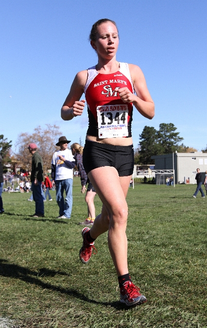NCS XC D4  Girls-048.JPG - 2009 North Coast Section Cross Country Championships, Hayward High School, Hayward, California